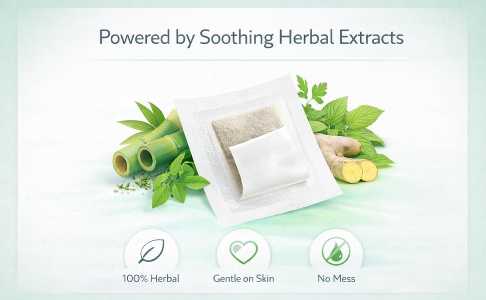 Herbal Foot patch (Pack of 10) Natural Ingredients for Sleep Aid Pain Relief