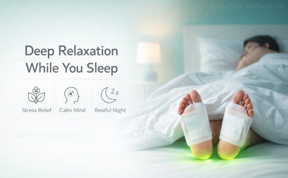 Herbal Foot patch (Pack of 10) Natural Ingredients for Sleep Aid Pain Relief