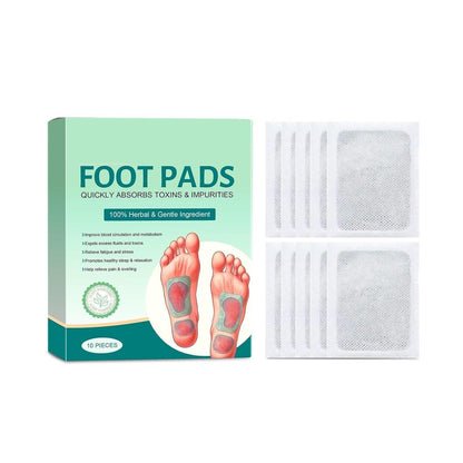 Herbal Foot patch (Pack of 10) Natural Ingredients for Sleep Aid Pain Relief