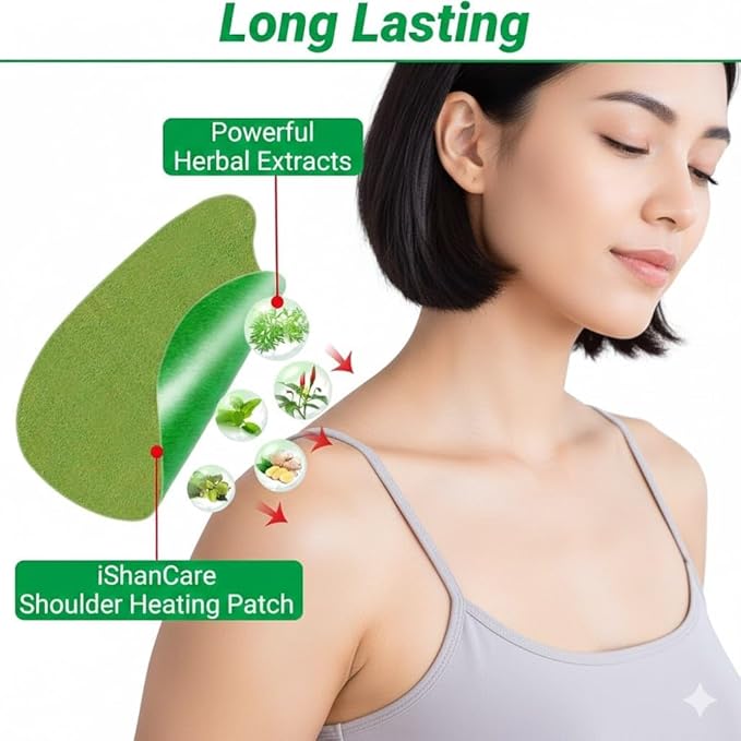 Herbal Shoulder Pain Relief Patch – Long Lasting Pain Relief Patch for Shoulder (Pack of 20)