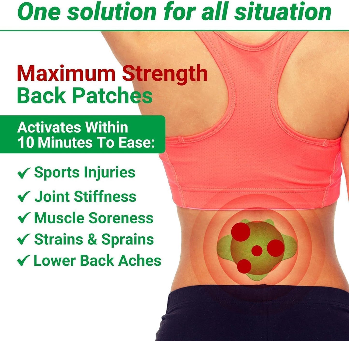 Herbal Back Pain Relief Patch – Long Lasting Heating Patch ( 20 PCS )