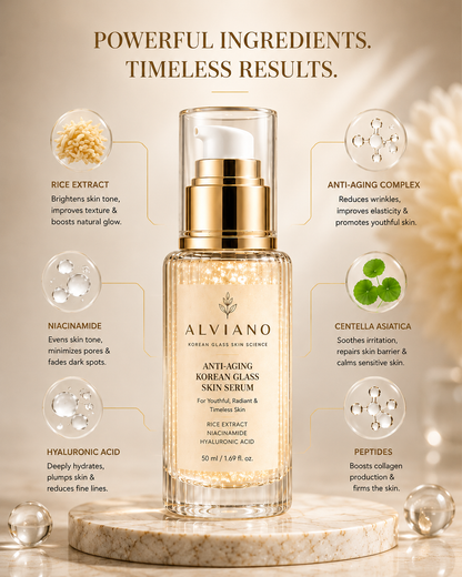 ALVIANO Anti-Aging Korean Glass Skin Serum (50ml)