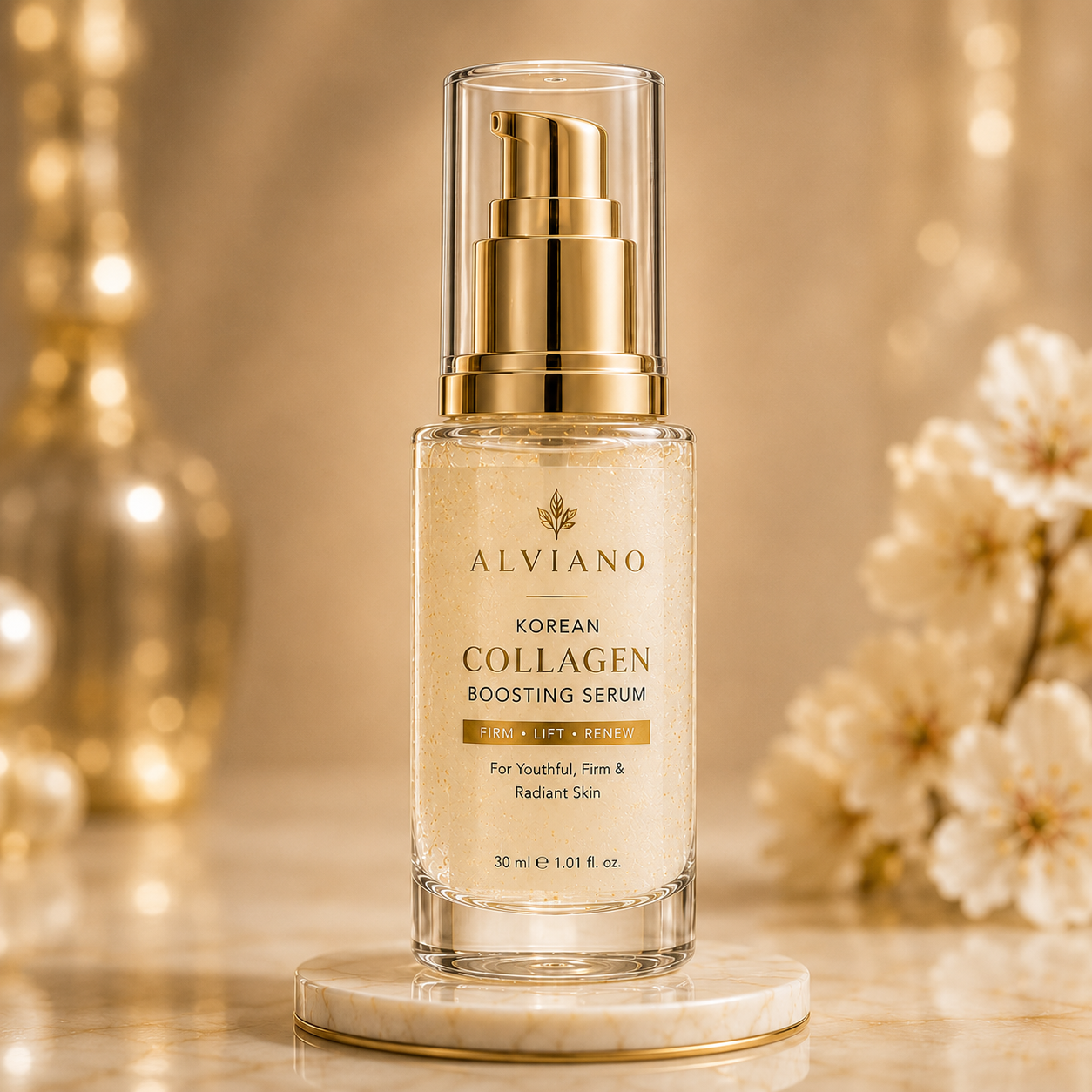 ALVIANO Korean Collagen Boosting Serum – Firming, Lifting & Youthful Glow Formula (30ml)